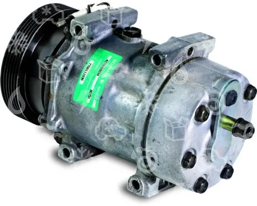 kompresor SANDEN 7H15, řemenice 125 mm - PV6, 12V, OEM 7700111036